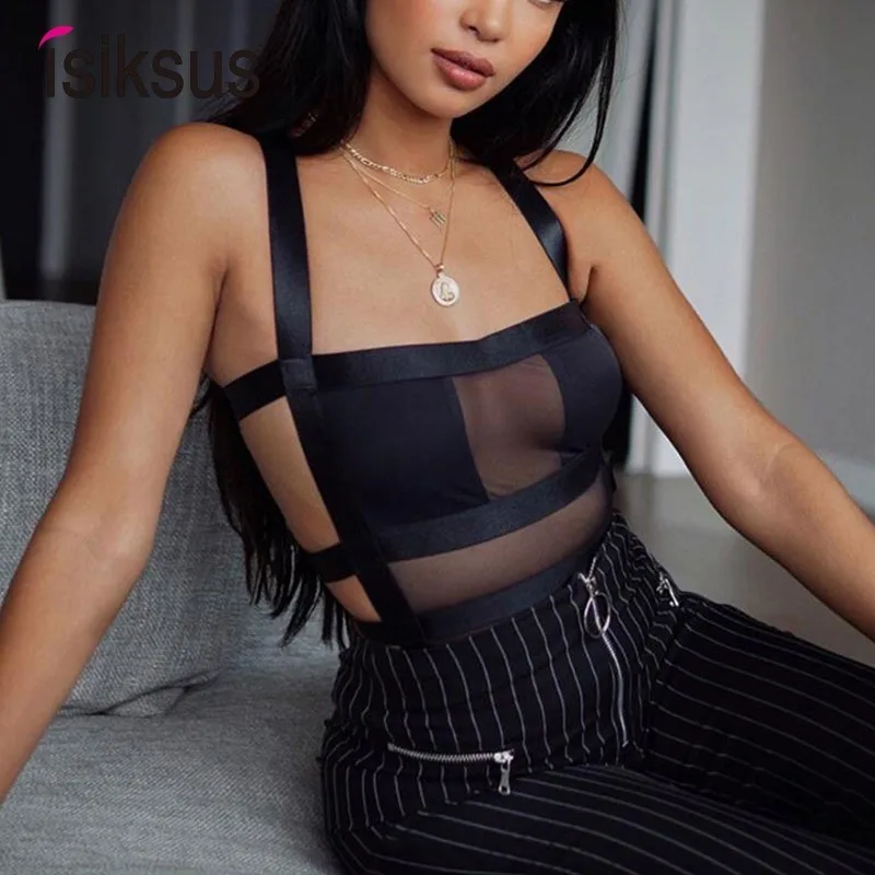 isiksus Black Summer Thong Transparent Sexy Bodysuit Women Mesh Backless Off Shoulder Hollow Out Strap Playsuit For Women JS031
isiksus Black Summer Thong Transparent Sexy Bodysuit Women Mesh Backless Off Shoulder Hollow Out Strap Playsuit For Women JS031