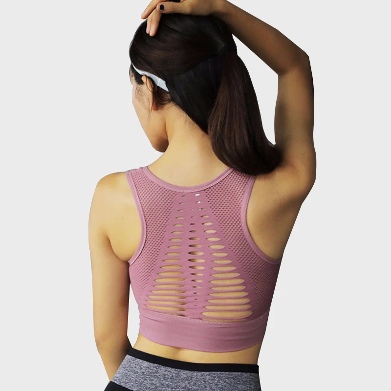 SALSPOR Fitness Women Sports Bras Padded Yoga Running Vest Shockproof Gathering Push Up Bra Gym Breathable Hollow Tank Tops
SALSPOR Fitness Women Sports Bras Padded Yoga Running Vest Shockproof Gathering Push Up Bra Gym Breathable Hollow Tank Tops