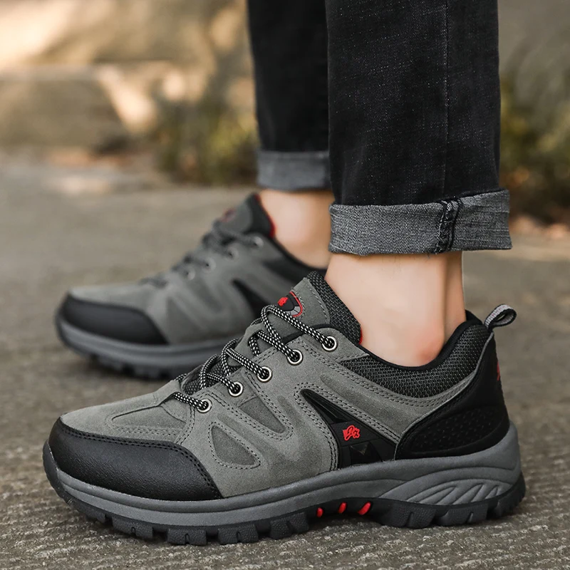 Men's Short Ankle Professional Outdoor Hiking Shoes Autumn and Winter Models Warm and Comfortable Breathable Big Shoes Size39-44
Men's Short Ankle Professional Outdoor Hiking Shoes Autumn and Winter Models Warm and Comfortable Breathable Big Shoes Size39-44