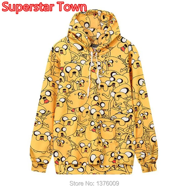 New Autumn Style Lolita Harajuku Hoodie Adventure Time Jake Dog Lovely Print Hooded Sweatshirt Women Girls Casual Tops Female
New Autumn Style Lolita Harajuku Hoodie Adventure Time Jake Dog Lovely Print Hooded Sweatshirt Women Girls Casual Tops Female
