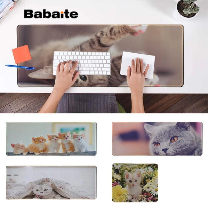Babaite Boy Gift Pad Cute Cat Customized MousePads Computer Laptop Anime Mouse Mat Free Shipping Large Mouse Pad Keyboards Mat
Babaite Boy Gift Pad Cute Cat Customized MousePads Computer Laptop Anime Mouse Mat Free Shipping Large Mouse Pad Keyboards Mat