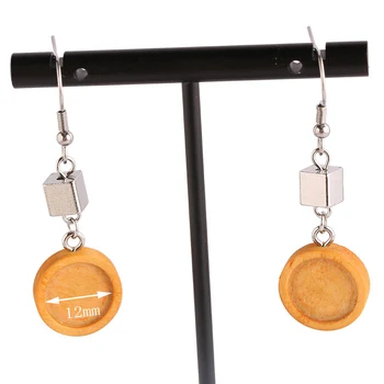 onwear 5pairs stainless steel earrings hooks findings 12mm wood cabochon earring base blanks diy bezel settings for jewelry
onwear 5pairs stainless steel earrings hooks findings 12mm wood cabochon earring base blanks diy bezel settings for jewelry