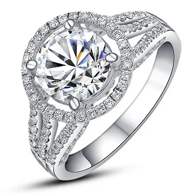 Vintage Accents 2Ct Pave Halo Synthetic Diamonds Female Ring Solid 925 Sterling Silver Gold Color Wedding Ring Jewelry
Vintage Accents 2Ct Pave Halo Synthetic Diamonds Female Ring Solid 925 Sterling Silver Gold Color Wedding Ring Jewelry