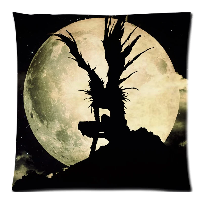 Death Note Devil And Moon Pattern Cotton Linen Pillow Case/Cushion Cover 17.7"X17.7"(45 X 45CM) Twin Side Printing
Death Note Devil And Moon Pattern Cotton Linen Pillow Case/Cushion Cover 17.7"X17.7"(45 X 45CM) Twin Side Printing