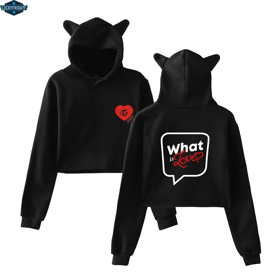 2018 Twice Cat Ears Cap Short Sexy Hoodies Ladies Women Sexy Exposed Navel kpop Hip Hop Hot Pullover Sweatshirt
2018 Twice Cat Ears Cap Short Sexy Hoodies Ladies Women Sexy Exposed Navel kpop Hip Hop Hot Pullover Sweatshirt