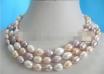 P2156-50" Long 9-10mm natural white pink pink rice shape freshwater pearl necklace
P2156-50" Long 9-10mm natural white pink pink rice shape freshwater pearl necklace