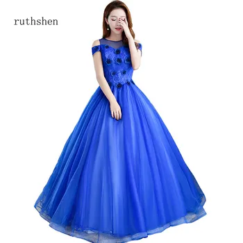 ruthshen Sweet 16 Quinceanera Dresses Royal Blue Ball Gowns Lace Flowers Quinceanera Gowns Prom Dress Vestidos Debutantes 2018
ruthshen Sweet 16 Quinceanera Dresses Royal Blue Ball Gowns Lace Flowers Quinceanera Gowns Prom Dress Vestidos Debutantes 2018