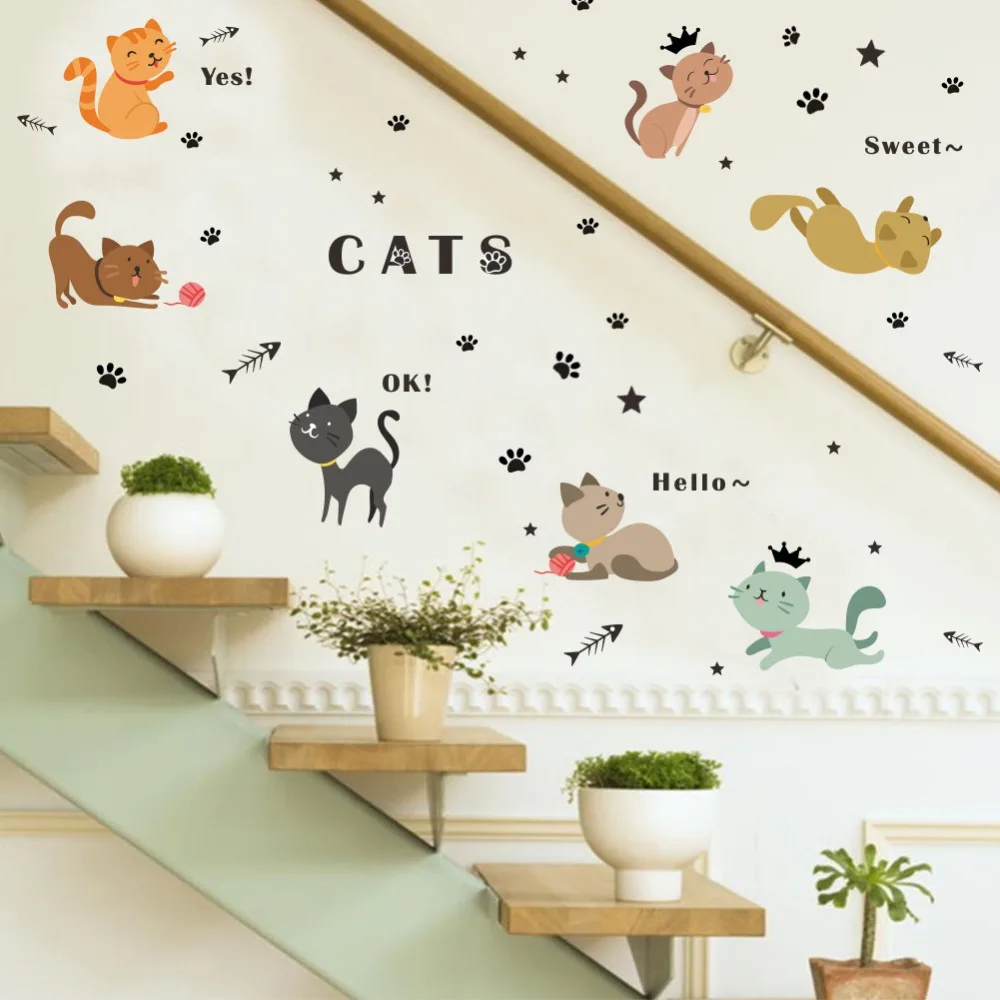 % DIY Home 9 Sweet Cat Wall Sticker Kawaii Cartoon Kitty Vinyl Decal Kids Baby Nursery Bedroom Wall Sticker Decor Mural Decal
% DIY Home 9 Sweet Cat Wall Sticker Kawaii Cartoon Kitty Vinyl Decal Kids Baby Nursery Bedroom Wall Sticker Decor Mural Decal
