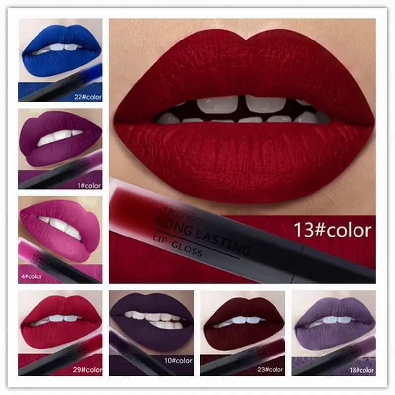 Tree Inside green purple blue red Liquid lipstick Velvet matte Lip makeup new Long lasting waterproof lipstick Matte lip gloss
Tree Inside green purple blue red Liquid lipstick Velvet matte Lip makeup new Long lasting waterproof lipstick Matte lip gloss