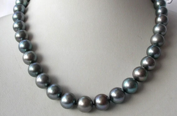 xiuli 002005 stunning AAA big 10-11mm round black south sea pearl necklace 14KGP gold clasp
xiuli 002005 stunning AAA big 10-11mm round black south sea pearl necklace 14KGP gold clasp