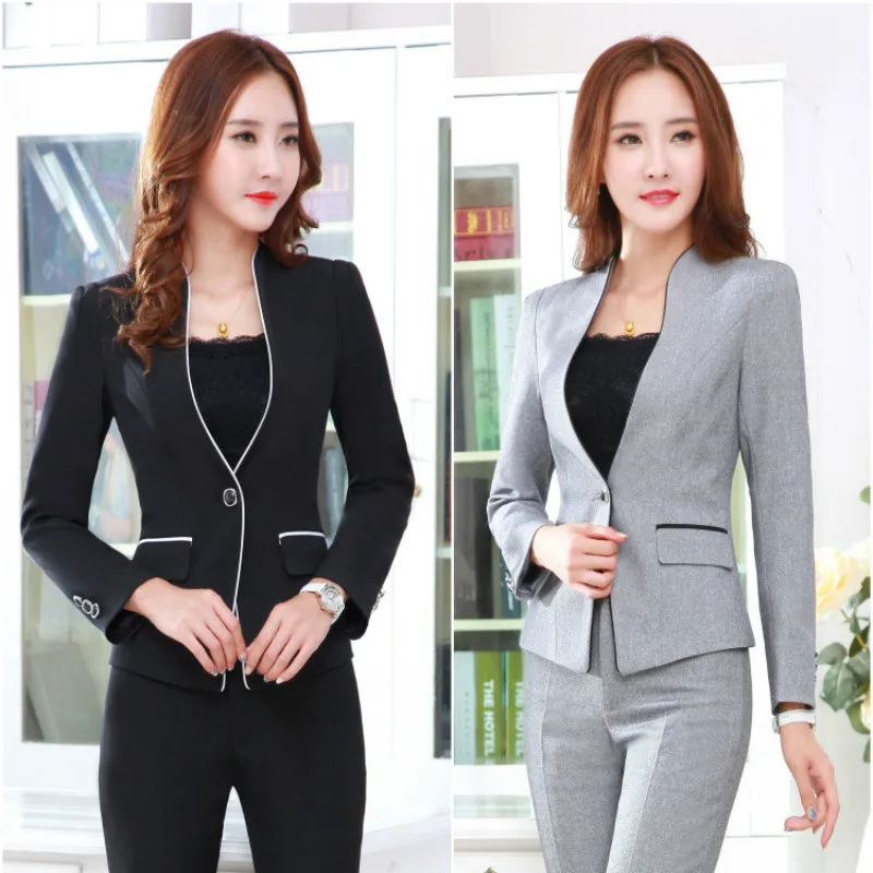 LOWLU2017 female jacket long sleeve suit black suit women's casual suit jacket + pants solid color large size jacket jacket suit
LOWLU2017 female jacket long sleeve suit black suit women's casual suit jacket + pants solid color large size jacket jacket suit