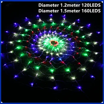 220V Multicolor Led Fairy Lights Flashing Creative Net Lights Festival Party Layout Hotel Chandelier Spider Web Lights String
220V Multicolor Led Fairy Lights Flashing Creative Net Lights Festival Party Layout Hotel Chandelier Spider Web Lights String