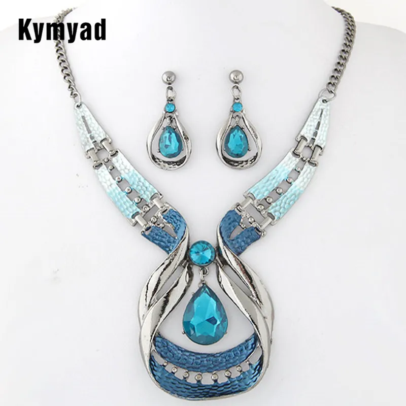 Kymyad Blue Stone Jewelry Sets For Women Fine African Beads Jewelry Set Vintage Statement Necklace Earrings Set For Women
Kymyad Blue Stone Jewelry Sets For Women Fine African Beads Jewelry Set Vintage Statement Necklace Earrings Set For Women