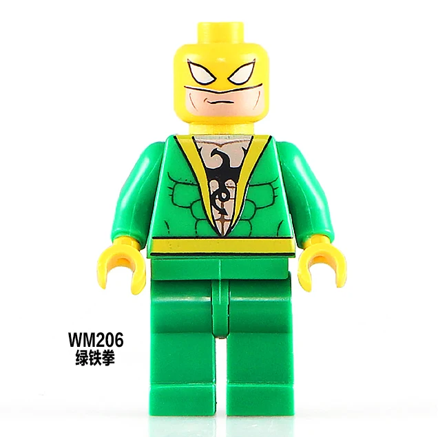 Single Sale WM206 Green Iron Fist CustomMade Hot Movie Super Heroes Building Blocks Model Kids Christmas Gifts For Children
Single Sale WM206 Green Iron Fist CustomMade Hot Movie Super Heroes Building Blocks Model Kids Christmas Gifts For Children
