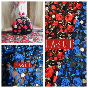 LASUI High density Embroidery Heavy Industry Lace Fabric Dyed Watery very soft, good drape Red / Blue X0132
LASUI High density Embroidery Heavy Industry Lace Fabric Dyed Watery very soft, good drape Red / Blue X0132