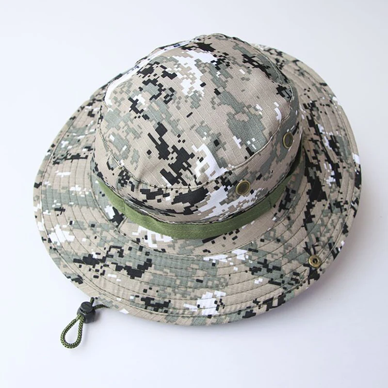 MAERSHEI Men Women Fisherman Hats Sports Cotton Twill Chin Cord Military Camouflage Hunting Hat Travel Sun Cap Bucket Style
MAERSHEI Men Women Fisherman Hats Sports Cotton Twill Chin Cord Military Camouflage Hunting Hat Travel Sun Cap Bucket Style