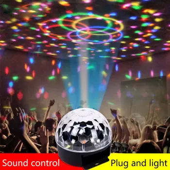 Led voice control crystal magic ball laser KTV private room family bar wedding lights Christmas colorful flash stage lights
Led voice control crystal magic ball laser KTV private room family bar wedding lights Christmas colorful flash stage lights