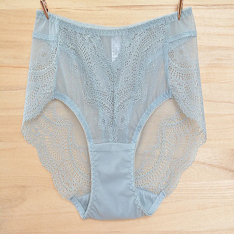 S608 spring and summer new bud silk yarn seamless sexy perspective high waist women's briefs
S608 spring and summer new bud silk yarn seamless sexy perspective high waist women's briefs