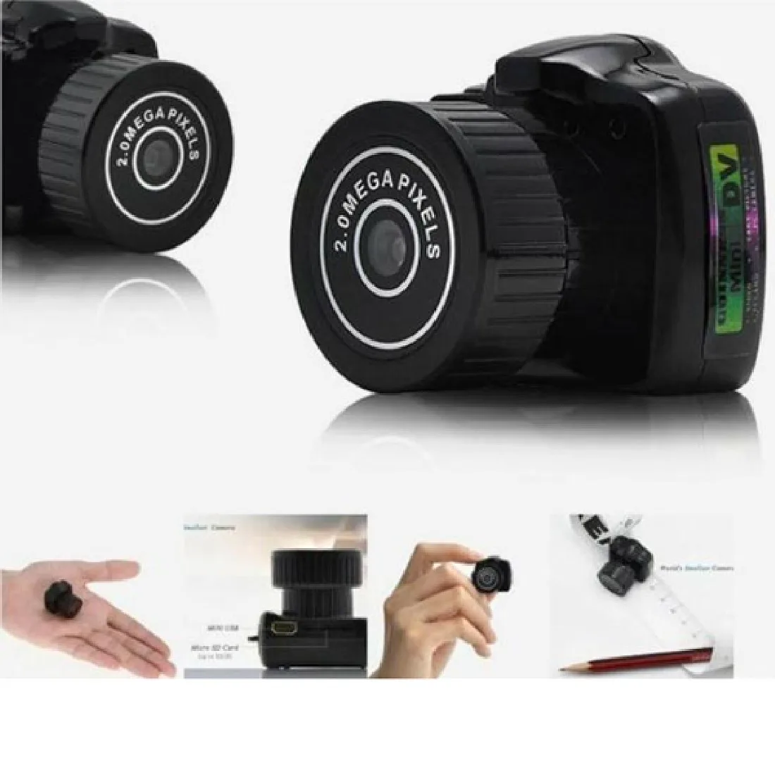 centechia Pocket HD CMOS 2.0 Mini Camcorder Microcamera Mega Pixel Video Camera 480P DV DVR Recorder 720P JPG Can up to 32G
centechia Pocket HD CMOS 2.0 Mini Camcorder Microcamera Mega Pixel Video Camera 480P DV DVR Recorder 720P JPG Can up to 32G