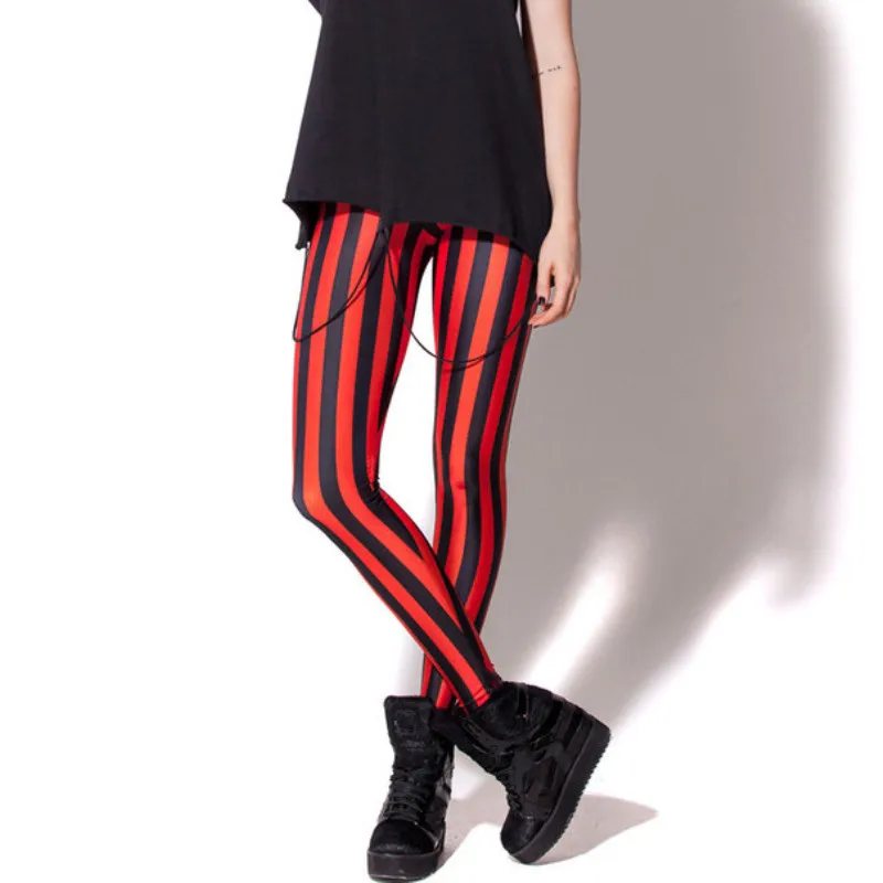 NORMOV Red Casual Leggings For Women Sexy Fashion Hot Pirate Leggins Pants Vertical Stripes Digital Printing Leggings Feminina
NORMOV Red Casual Leggings For Women Sexy Fashion Hot Pirate Leggins Pants Vertical Stripes Digital Printing Leggings Feminina