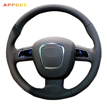 APPDEE Black Artificial Leather Steering Wheel Cover for Audi A3 (8P) 2008-2013 A4 (B8) 2008-2010 A5 2008-2010 A6 (C6) 2007-2011
APPDEE Black Artificial Leather Steering Wheel Cover for Audi A3 (8P) 2008-2013 A4 (B8) 2008-2010 A5 2008-2010 A6 (C6) 2007-2011