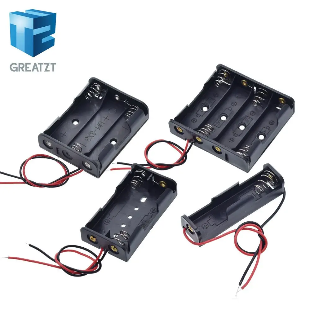 1pc AA Size 5 Battery Storage Box Case Holder Leads With 1 2 3 4 Slots Container Bag DIY Standard Batteries Charging
1pc AA Size 5 Battery Storage Box Case Holder Leads With 1 2 3 4 Slots Container Bag DIY Standard Batteries Charging