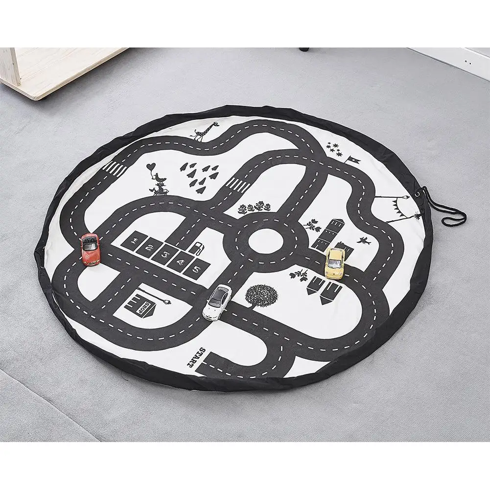 Toys Play Mat Highway Track Print Playmats for Kid Child Climbing Blanket Racing Games Carpet Hanging Bag
Toys Play Mat Highway Track Print Playmats for Kid Child Climbing Blanket Racing Games Carpet Hanging Bag