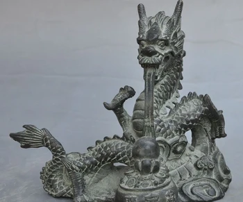 6"chinese fengshui bronze wealth Treasure bowl animal zodiac dragon beast statue
6"chinese fengshui bronze wealth Treasure bowl animal zodiac dragon beast statue