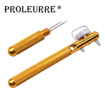 1Pcs Aluminum Alloy Tied Hook Device Fishing Line Knotter Double-headed Needle Knots Tie Fishing Tackle Boxes GJ-245
1Pcs Aluminum Alloy Tied Hook Device Fishing Line Knotter Double-headed Needle Knots Tie Fishing Tackle Boxes GJ-245