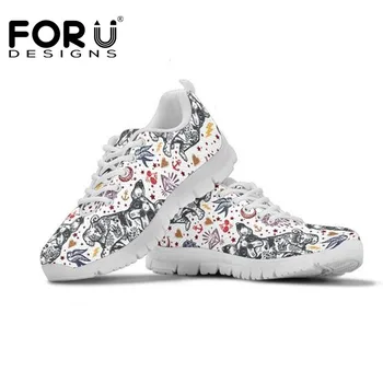 FORUDESIGNS Sneakers Cute French Bulldog Print Brand Designer Women Flats Shoes Lace Up Breathable Mesh Ladies Shoes Casual 2018
FORUDESIGNS Sneakers Cute French Bulldog Print Brand Designer Women Flats Shoes Lace Up Breathable Mesh Ladies Shoes Casual 2018