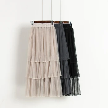 Women Spring and summer all match three layers gauze underskirt layered skirt lace bust skirt medium long high waist half slip
Women Spring and summer all match three layers gauze underskirt layered skirt lace bust skirt medium long high waist half slip