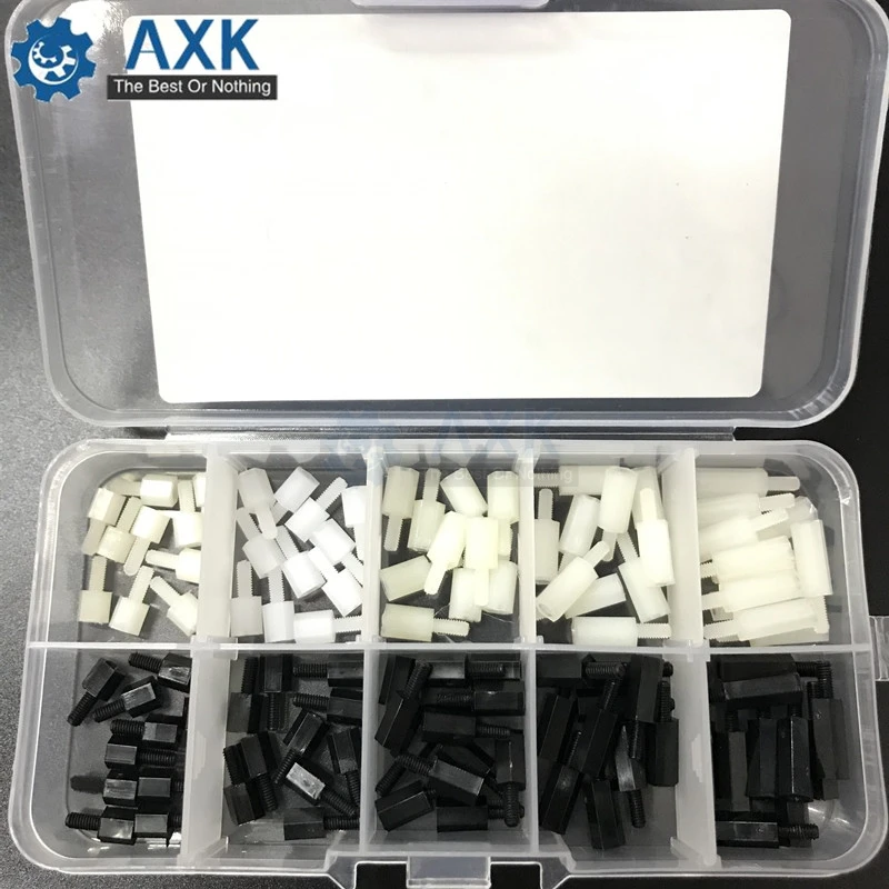 100pcs M2.5 Black and White Single head nylon hexagonal column free shipping also have (M3/M4 DIY box)
100pcs M2.5 Black and White Single head nylon hexagonal column free shipping also have (M3/M4 DIY box)