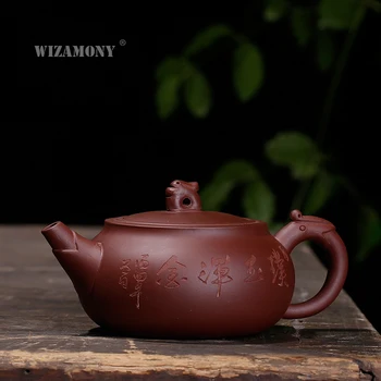WIZAMONY Teaware Purple Clay tea set Zisha Ceramic 280ml Art Teapot Drinkware Porcelain yixing Clay China Tea Set Tea cup
WIZAMONY Teaware Purple Clay tea set Zisha Ceramic 280ml Art Teapot Drinkware Porcelain yixing Clay China Tea Set Tea cup