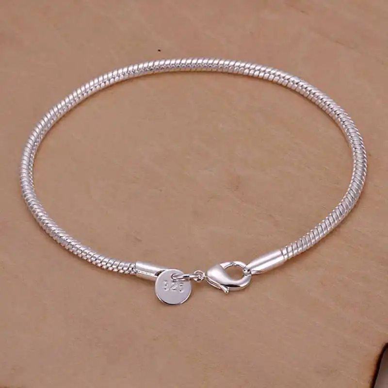 New silver plated Jewelry Silver plated Cuff Chain Charm 3M Snake Chain Bracelet Jewelry Bracelet H187
New silver plated Jewelry Silver plated Cuff Chain Charm 3M Snake Chain Bracelet Jewelry Bracelet H187