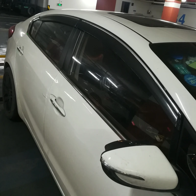 Fit For Kia K3 2014 2015 4PCS/SET Window Visor Vent Shades Sun Rain Deflector Guard Auto Accessories For K3
Fit For Kia K3 2014 2015 4PCS/SET Window Visor Vent Shades Sun Rain Deflector Guard Auto Accessories For K3