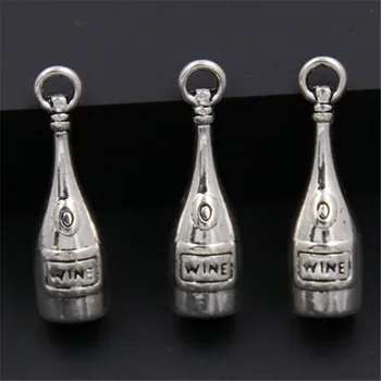 15pcs Tibetan Silver Color Red Wine Bottle Sweet Charms Pendants For Jewelry Making DIY Handmade Craft A1492
15pcs Tibetan Silver Color Red Wine Bottle Sweet Charms Pendants For Jewelry Making DIY Handmade Craft A1492