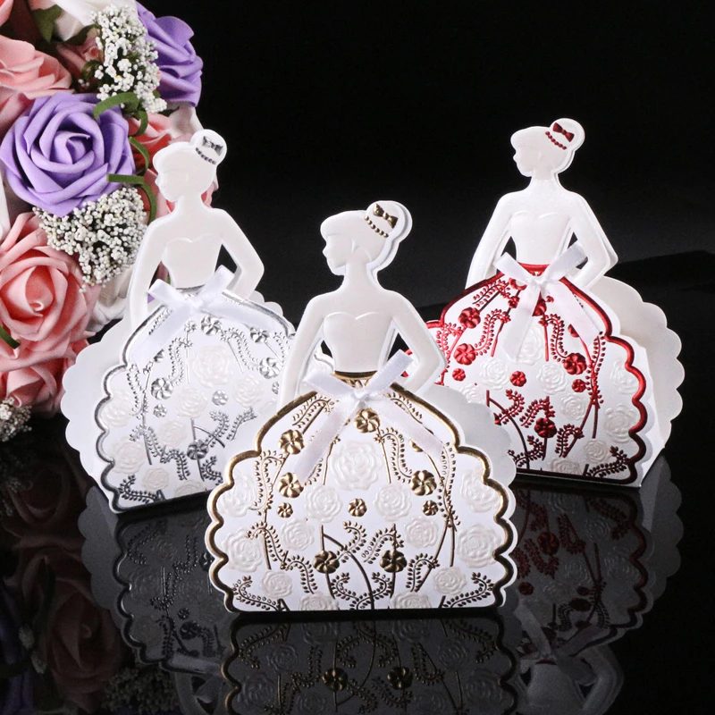 25pcs Bride Wedding Box Princess Candy Box Gift Box Baby Shower Wedding Favors Chocolate Box Wedding Decoration Party Supplies
25pcs Bride Wedding Box Princess Candy Box Gift Box Baby Shower Wedding Favors Chocolate Box Wedding Decoration Party Supplies