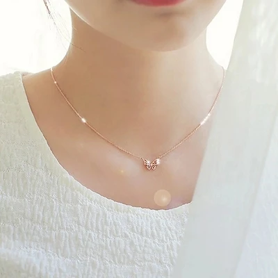 Sweet 925 Sterling Silver Butterfly Necklaces For Women Wedding Jewelry Christmas Gift Collar Colar
Sweet 925 Sterling Silver Butterfly Necklaces For Women Wedding Jewelry Christmas Gift Collar Colar