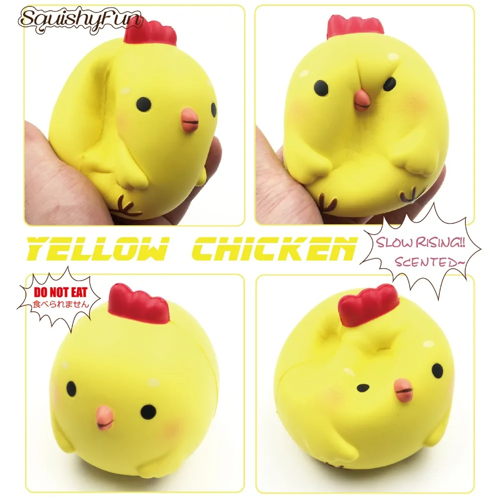 Squishy Chicken Toys For Children Slow Rising Jumbo Kawaii Animals Squishies Squeeze Toys Kids Christmas Gifts Stress Relief Toy
Squishy Chicken Toys For Children Slow Rising Jumbo Kawaii Animals Squishies Squeeze Toys Kids Christmas Gifts Stress Relief Toy