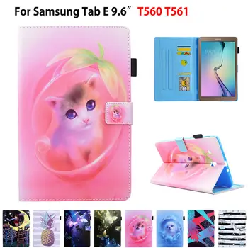 SM-T560 Case For Samsung Galaxy Tab E T560 SM-T561 T561 T567V 9.6" Cover Cartoon Cat children Tablet Silicon PU Leather Funda
SM-T560 Case For Samsung Galaxy Tab E T560 SM-T561 T561 T567V 9.6" Cover Cartoon Cat children Tablet Silicon PU Leather Funda