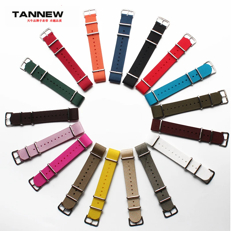 2016 Wholsale High-quality 18mm 20mm 22mm 24mm waterproof nylon strap NATO strap silver buckles free shipping
2016 Wholsale High-quality 18mm 20mm 22mm 24mm waterproof nylon strap NATO strap silver buckles free shipping