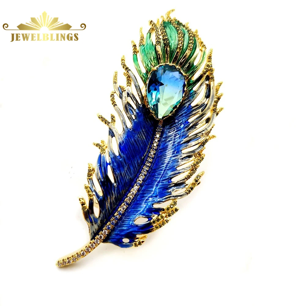 Art Nouveau Vintage Enamel Blue Peacock Feather Brooch Gold Tone Pear Stone Deco Green Yellow Hemmed Feather Pin Costume Jewelry
Art Nouveau Vintage Enamel Blue Peacock Feather Brooch Gold Tone Pear Stone Deco Green Yellow Hemmed Feather Pin Costume Jewelry