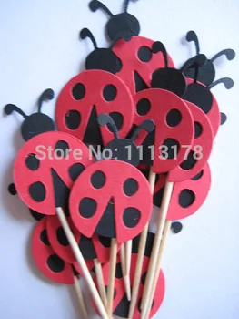 cheap Red Ladybugs Party Picks - Cupcake Toppers - Toothpicks - Food Picks wedding baby shower birthday party favors 
cheap Red Ladybugs Party Picks - Cupcake Toppers - Toothpicks - Food Picks wedding baby shower birthday party favors