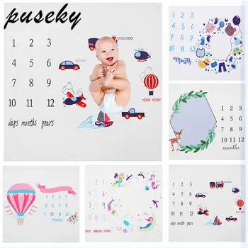 Newborn Baby Milestone Blanket & Swaddling Number Print Blanket Wrap Bedding Home Decor Kids Bath Towels Photography Props
Newborn Baby Milestone Blanket & Swaddling Number Print Blanket Wrap Bedding Home Decor Kids Bath Towels Photography Props