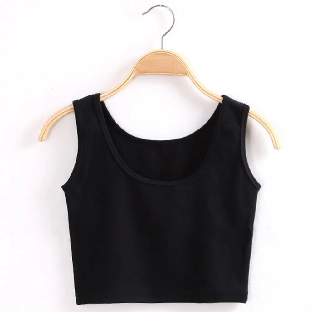 New 2019 Summer Slim Fit Short Top Sexy Women Sleeveless U Bodycon Navel Tank Tops Solid Black Gray White Vest Tube Crop Top
New 2019 Summer Slim Fit Short Top Sexy Women Sleeveless U Bodycon Navel Tank Tops Solid Black Gray White Vest Tube Crop Top