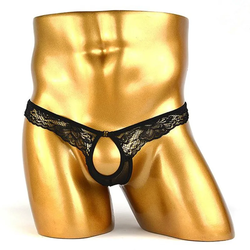 Open Crotch Sexy Lace G-strings Men's Exotic Thongs Panties Tangas T Back Transparent Gay Underwear Jockstraps Lingerie Costumes
Open Crotch Sexy Lace G-strings Men's Exotic Thongs Panties Tangas T Back Transparent Gay Underwear Jockstraps Lingerie Costumes