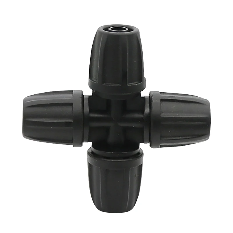 Garden irrigation Plastic Lock Nut 4-way connector 8/11mm hose connector garden Accessories water pipe connector 3 Pcs
Garden irrigation Plastic Lock Nut 4-way connector 8/11mm hose connector garden Accessories water pipe connector 3 Pcs