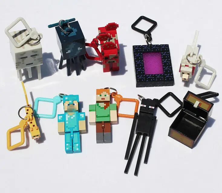 New Hot Minecraft keychain 10pcs/lot Hangers Series 2 Figure Toys Models MC Backpack Creeper Keychain Children Gift Promotion
New Hot Minecraft keychain 10pcs/lot Hangers Series 2 Figure Toys Models MC Backpack Creeper Keychain Children Gift Promotion