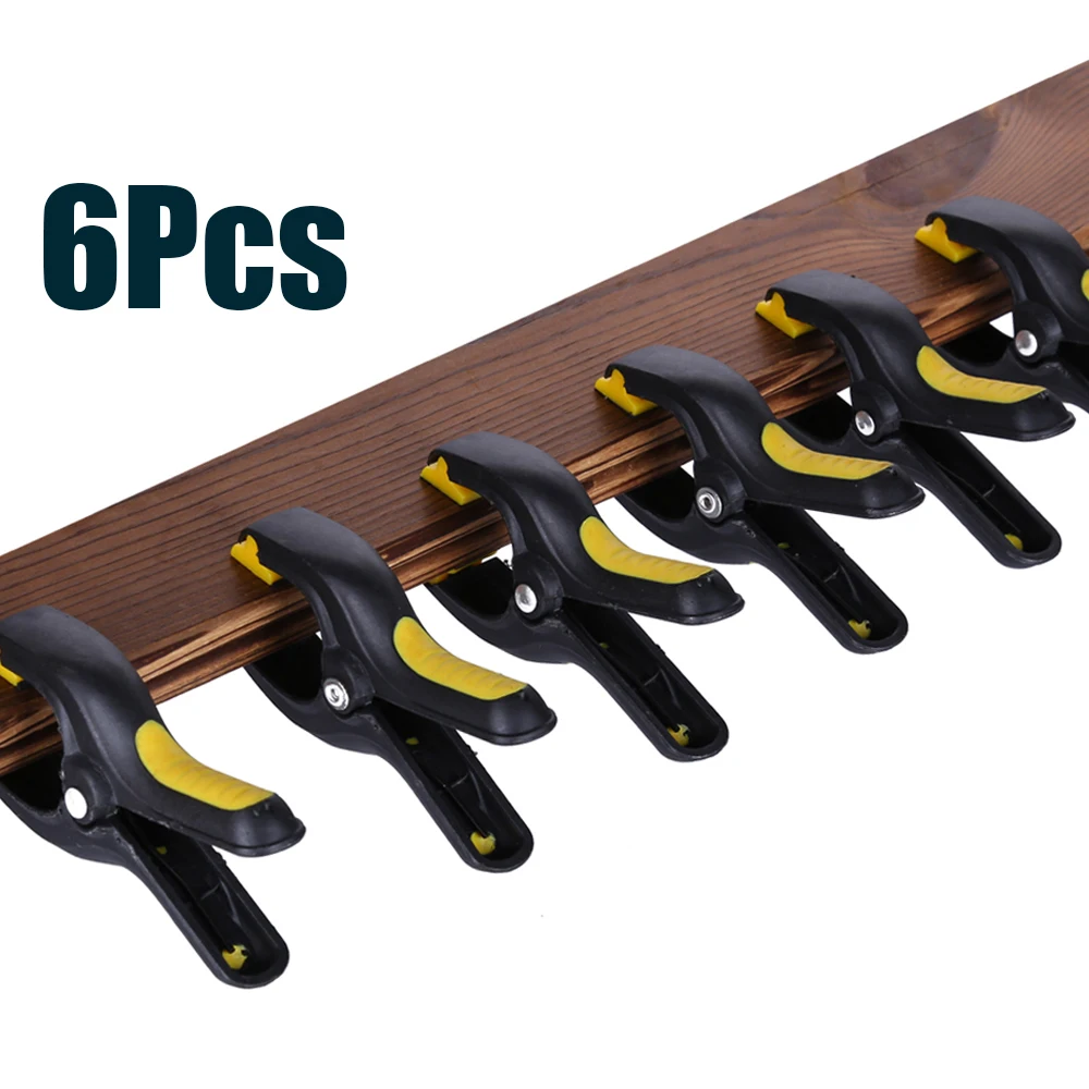 6pcs/lot A-shape Plastic Clamps for Woodworking Spring Clip Woodworking Tools Clamp Outillage Menuiserie
6pcs/lot A-shape Plastic Clamps for Woodworking Spring Clip Woodworking Tools Clamp Outillage Menuiserie