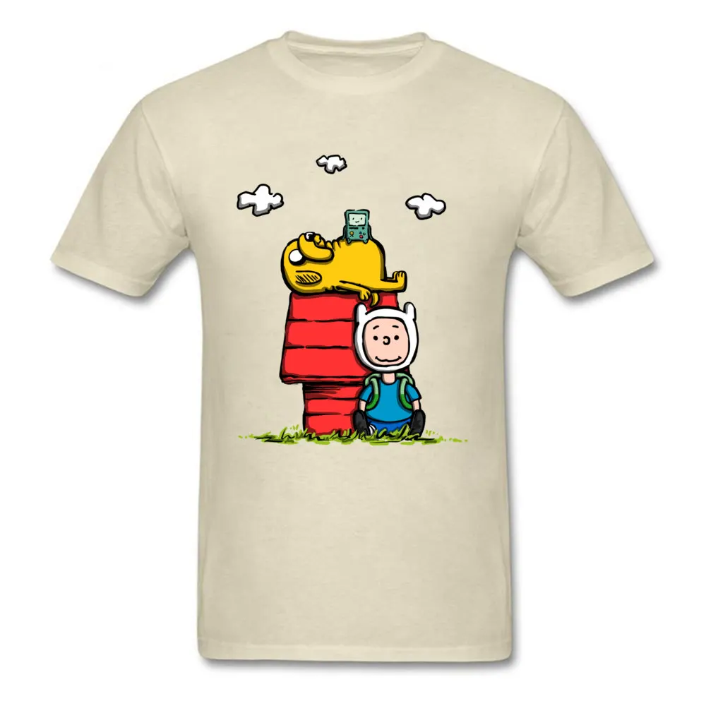 New Design Men's Tops Tees Peanut Time Party T-Shirt 100% Cotton Fabric Short Sleeve Unique Tops Tees O Neck Free Shipping Peanut Time beige